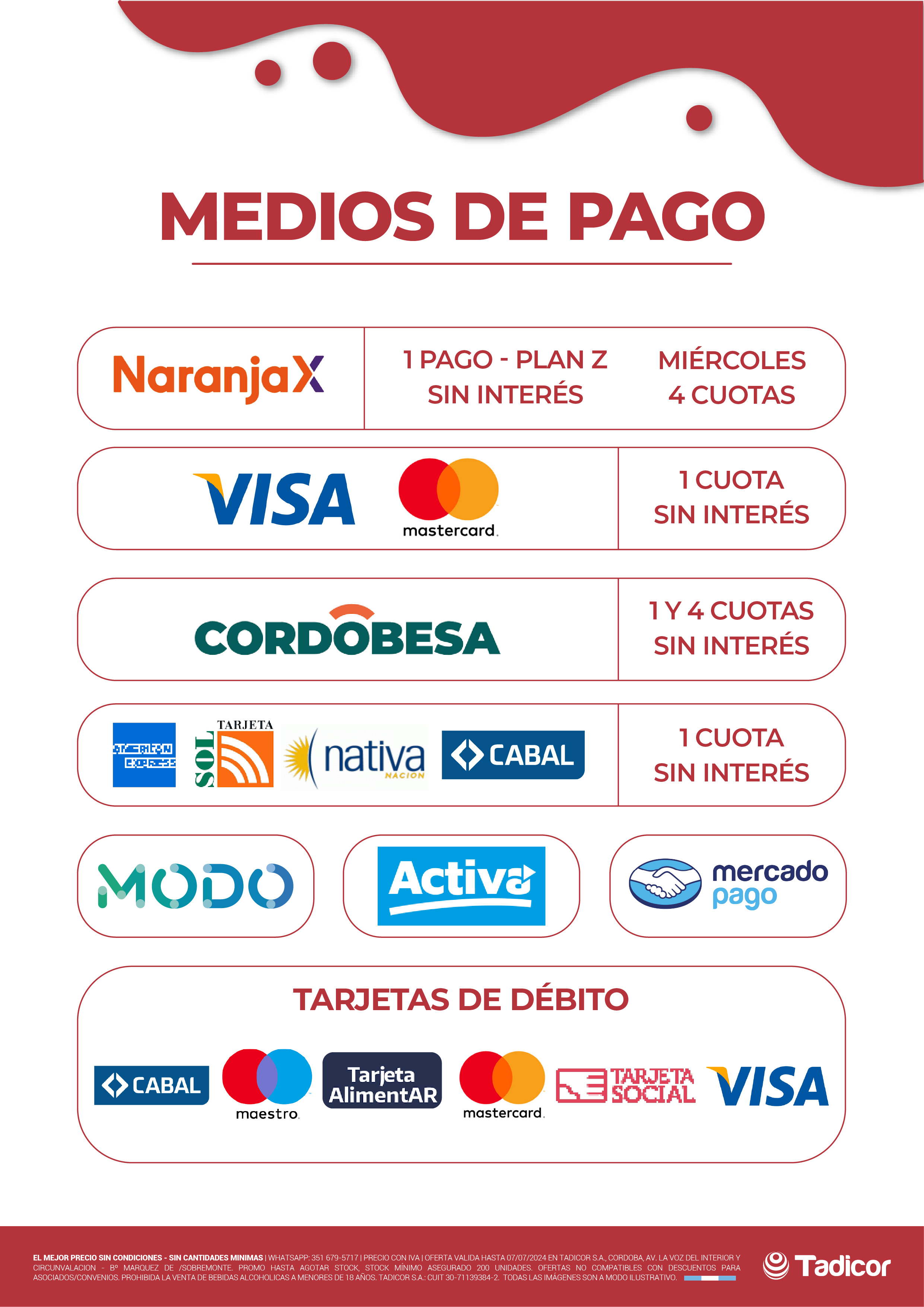 Tadicor, Tadicor Córdoba, tadicor, tadicor cordoba, supermercado tadicor, supermercado mayorista, supermercado mayorista y minorista, ofertas tadicor, tadicor ofertas